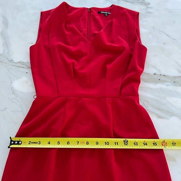 GIANNI BINI RED BELTED DRESS SIZE US 0 - Picture 9 of 16